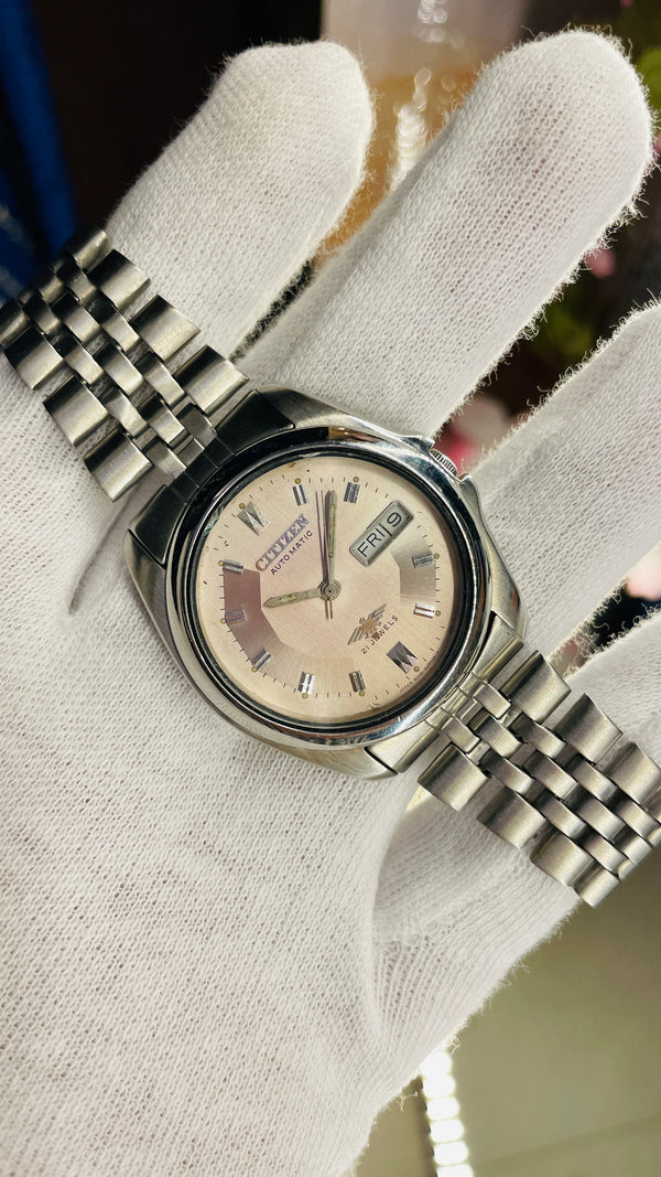 Citizen Eagle 7 White Dial - Automatic Vintage Watch (Pre Owned)