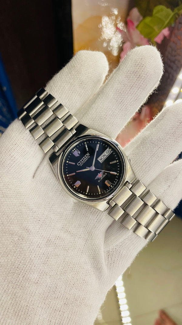 Citizen Eagle 7 White Dial - Automatic Vintage Watch (Pre Owned)