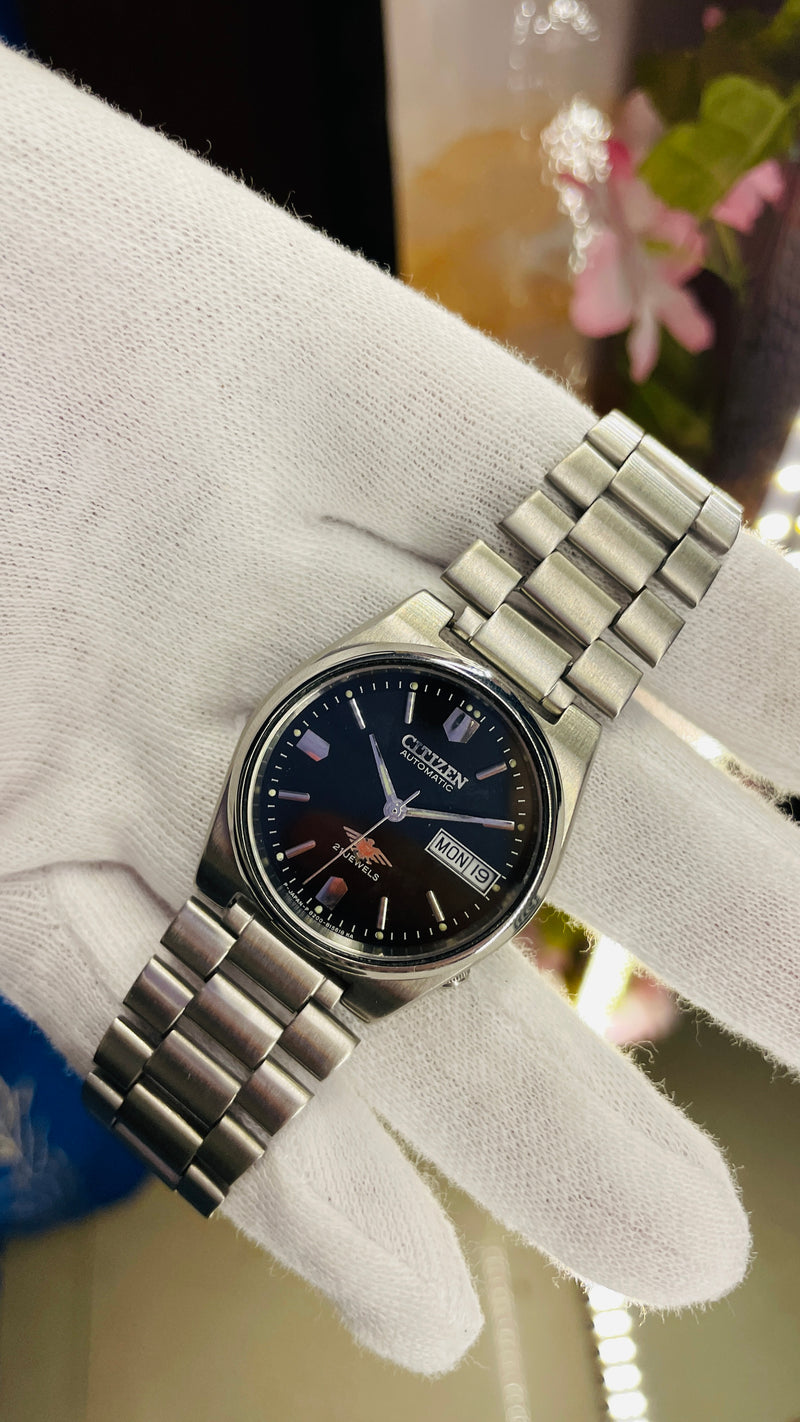 Citizen Eagle 7 White Dial - Automatic Vintage Watch (Pre Owned)