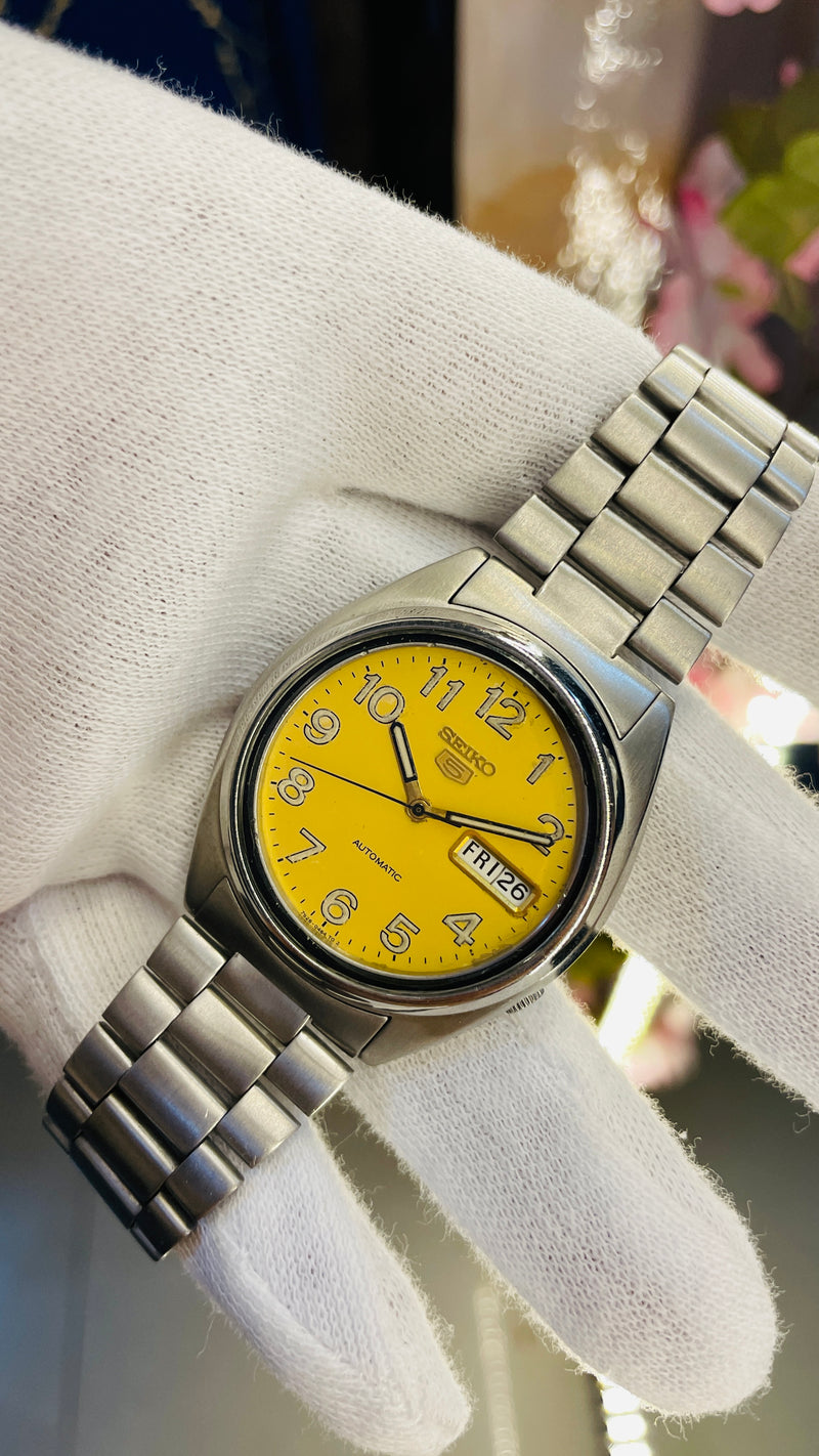 (Super Rare) 1983 Seiko 5 Automatic 7S26 Vintage Watch (Pre Owned