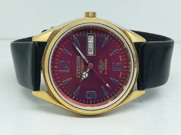 Citizen Automatic 8200 Movement stainless steel Japan Made 21 Jewels Men s Wrist Watch