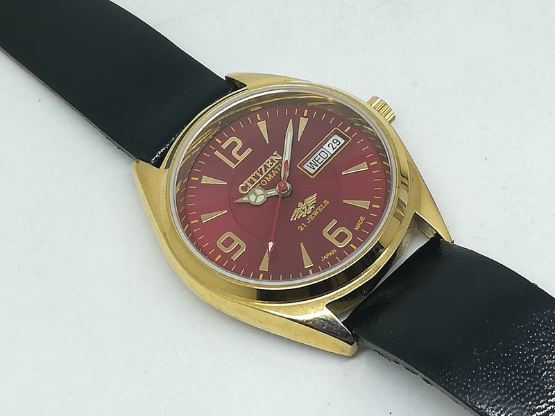 Citizen Automatic 8200 Movement stainless steel Japan Made 21 Jewels Men s Wrist Watch