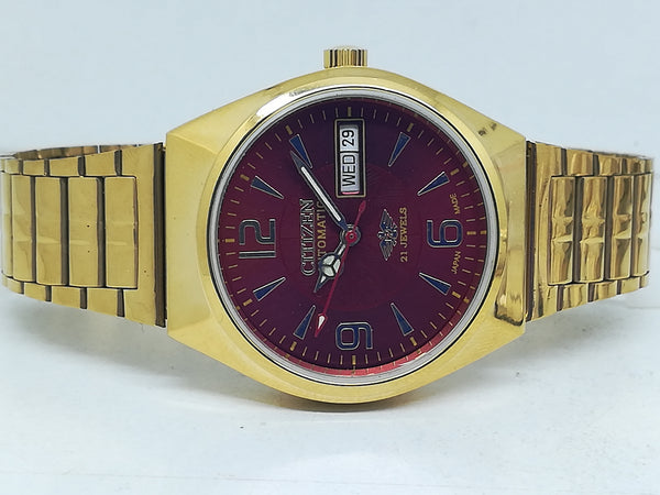Citizen Automatic 8200 Movement stainless steel Japan Made 21 Jewels Men s Wrist Watch