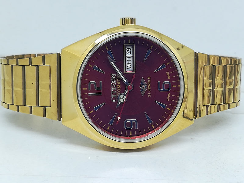 Citizen Automatic 8200 Movement stainless steel Japan Made 21 Jewels Men s Wrist Watch