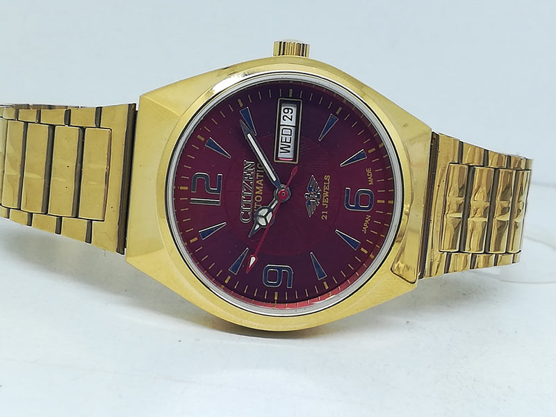Citizen Automatic 8200 Movement stainless steel Japan Made 21 Jewels Men s Wrist Watch