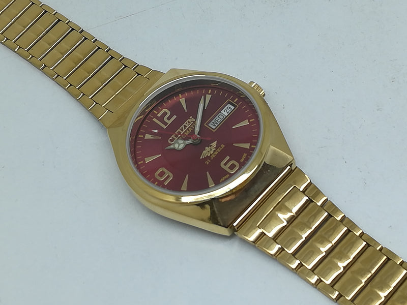 Citizen Automatic 8200 Movement stainless steel Japan Made 21 Jewels Men s Wrist Watch