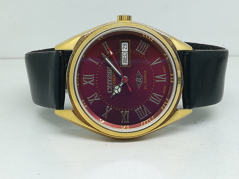 Citizen Automatic 8200 Movement stainless steel Japan Made 21 Jewels Men s Wrist Watch