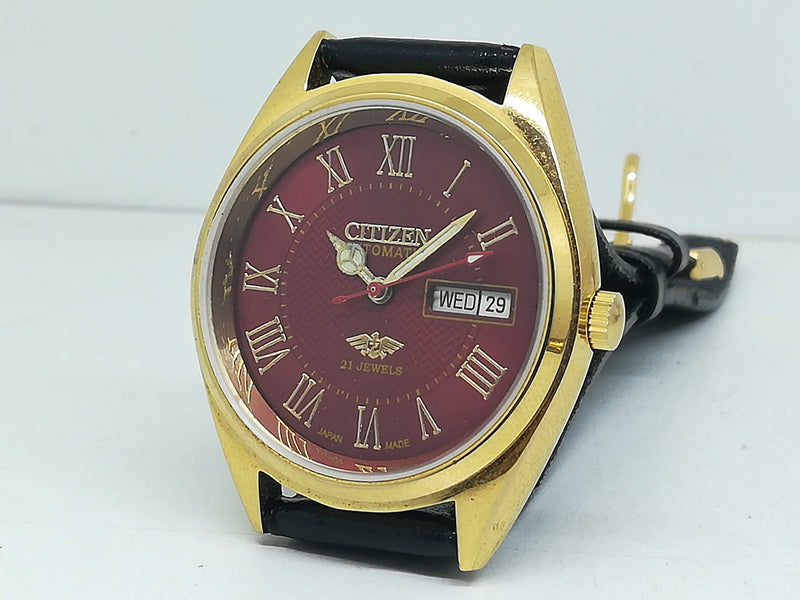 Citizen Automatic 8200 Movement stainless steel Japan Made 21 Jewels Men s Wrist Watch