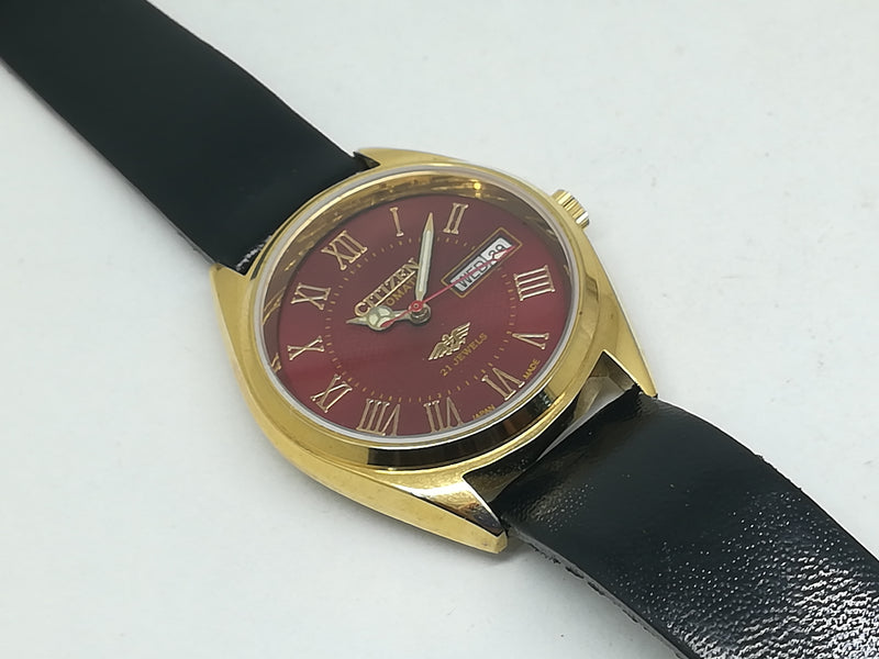Citizen Automatic 8200 Movement stainless steel Japan Made 21 Jewels Men s Wrist Watch