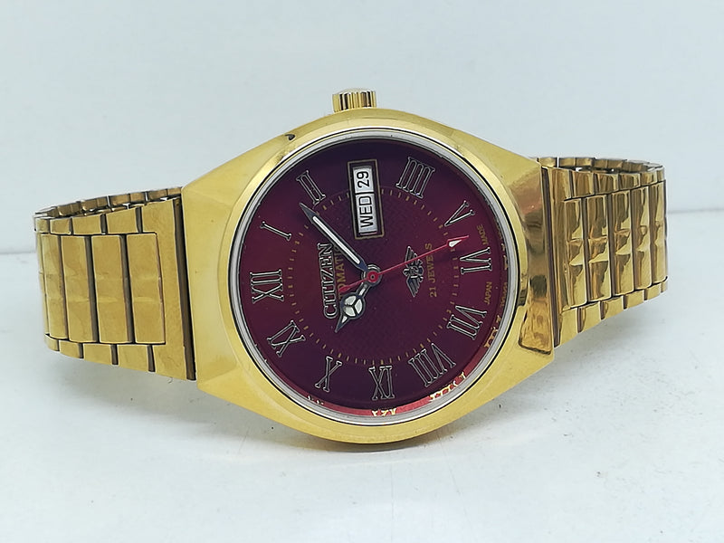 Citizen Automatic 8200 Movement stainless steel Japan Made 21 Jewels Men s Wrist Watch