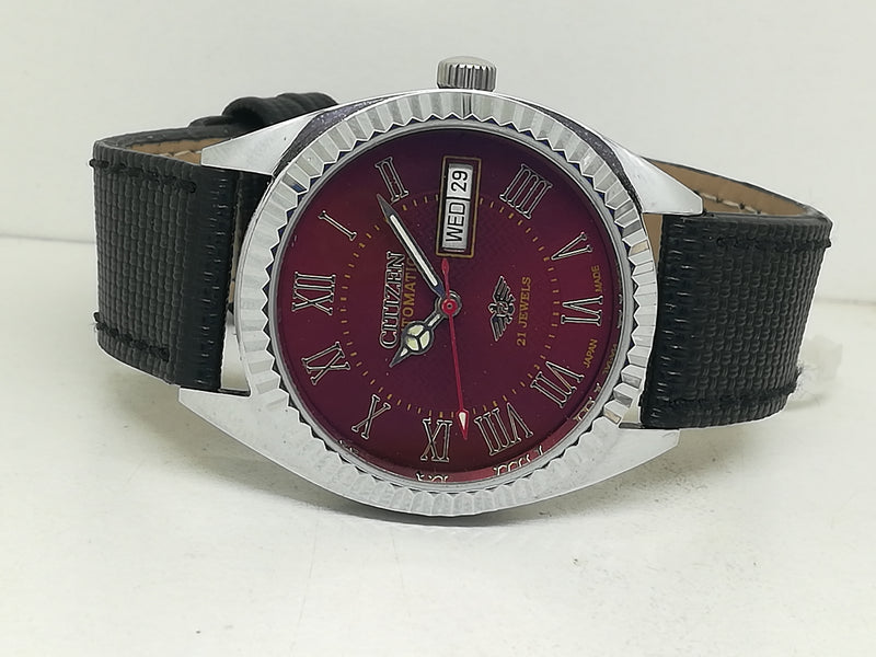 Citizen Automatic 8200 Movement stainless steel Japan Made 21 Jewels Men s Wrist Watch