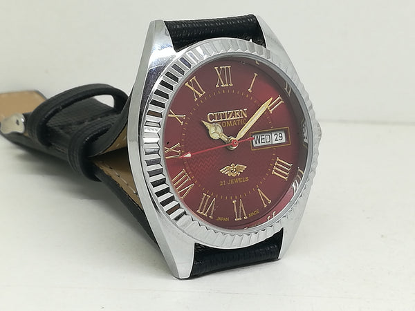 Citizen Automatic 8200 Movement stainless steel Japan Made 21 Jewels Men s Wrist Watch