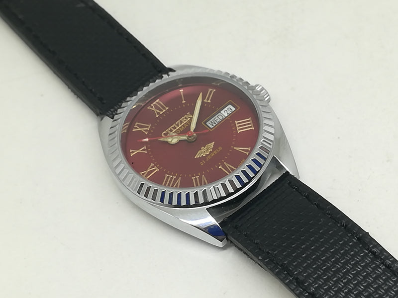 Citizen Automatic 8200 Movement stainless steel Japan Made 21 Jewels Men s Wrist Watch