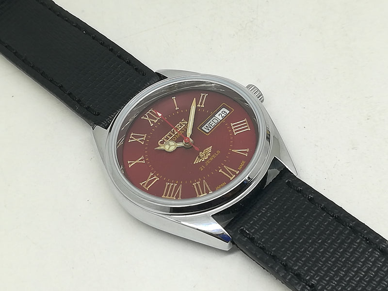 Citizen Automatic 8200 Movement stainless steel Japan Made 21 Jewels Men s Wrist Watch