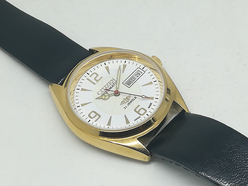 Citizen Automatic 8200 Movement stainless steel Japan Made 21 Jewels Men s Wrist Watch