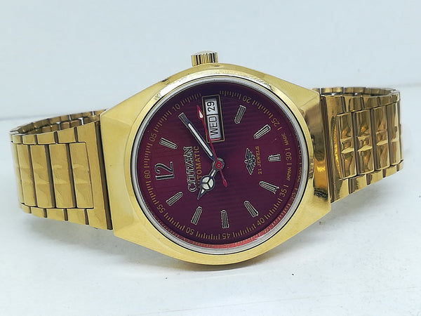 Citizen Automatic 8200 Movement stainless steel Japan Made 21 Jewels Men s Wrist Watch