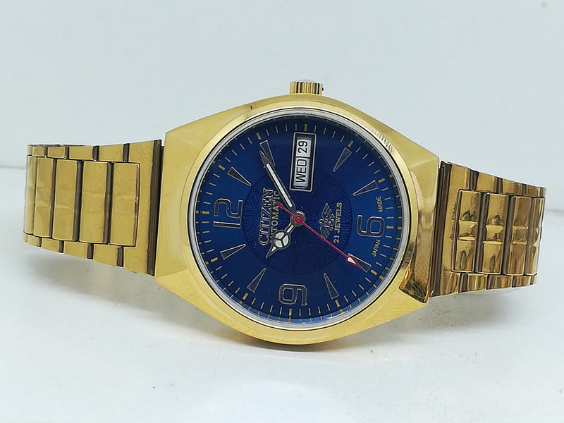 Citizen Automatic 8200 Movement stainless steel Japan Made 21 Jewels Men s Wrist Watch