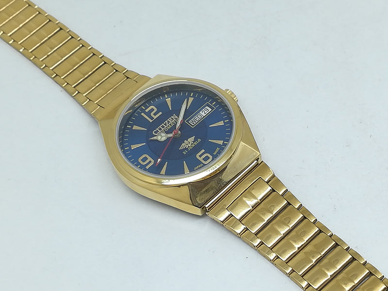 Citizen Automatic 8200 Movement stainless steel Japan Made 21 Jewels Men s Wrist Watch