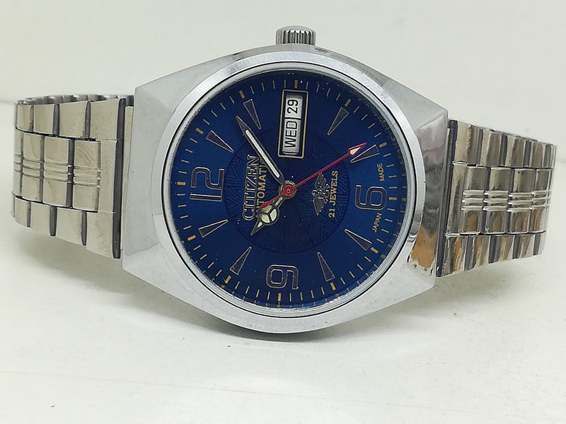 Citizen Automatic 8200 Movement stainless steel Japan Made 21 Jewels Men s Wrist Watch