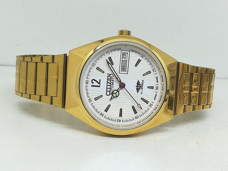 Citizen Automatic 8200 Movement stainless steel Japan Made 21 Jewels Men s Wrist Watch