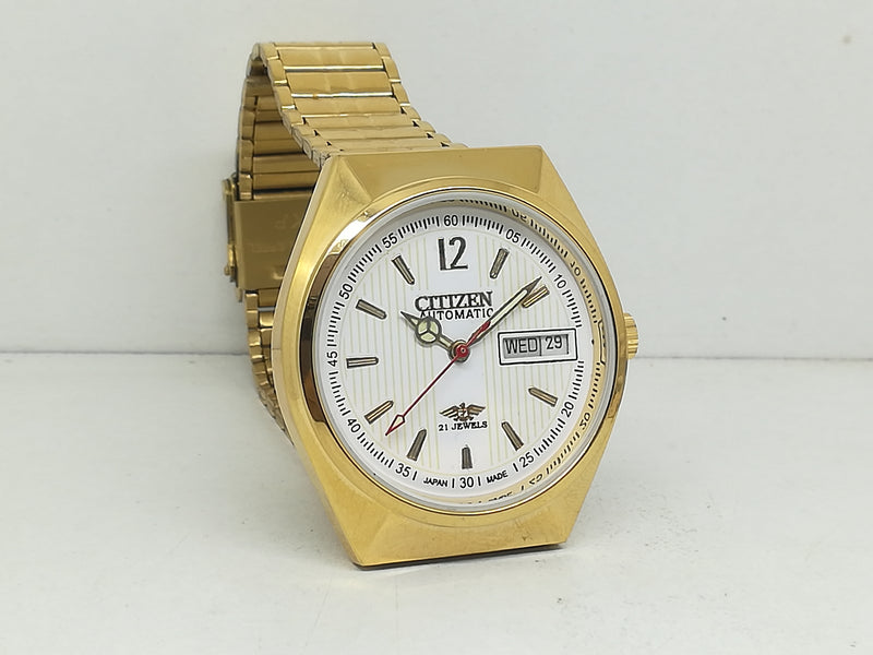 Citizen Automatic 8200 Movement stainless steel Japan Made 21 Jewels Men s Wrist Watch
