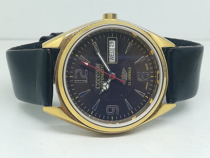Citizen Automatic 8200 Movement stainless steel Japan Made 21 Jewels Men s Wrist Watch