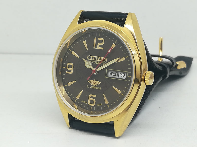 Citizen Automatic 8200 Movement stainless steel Japan Made 21 Jewels Men s Wrist Watch