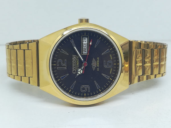 Citizen Automatic 8200 Movement stainless steel Japan Made 21 Jewels Men s Wrist Watch