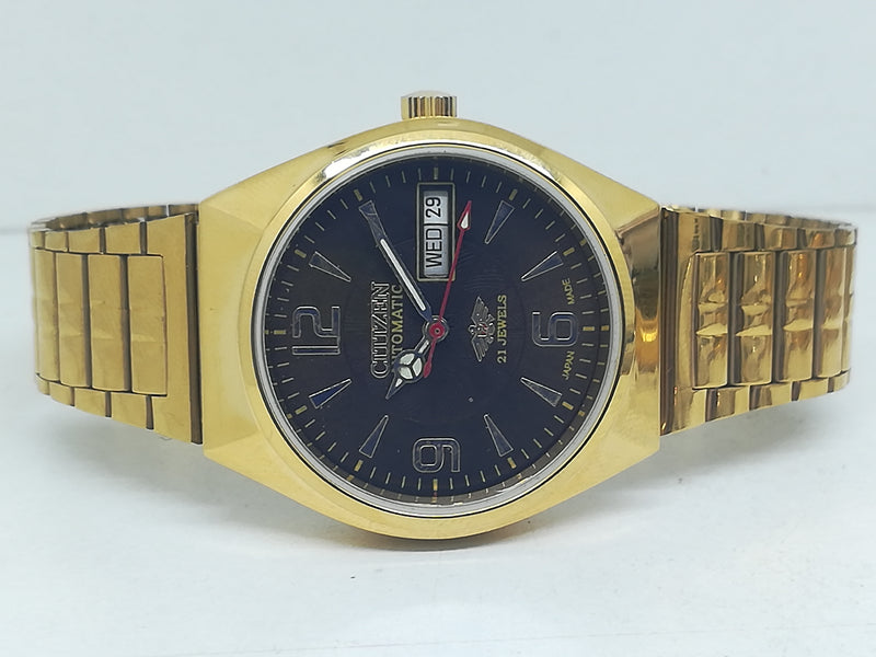 Citizen Automatic 8200 Movement stainless steel Japan Made 21 Jewels Men s Wrist Watch