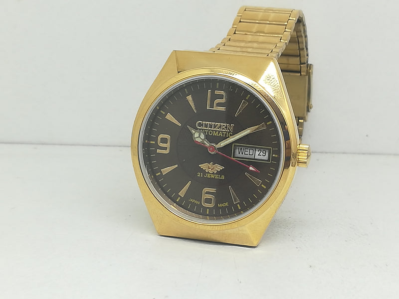 Citizen Automatic 8200 Movement stainless steel Japan Made 21 Jewels Men s Wrist Watch