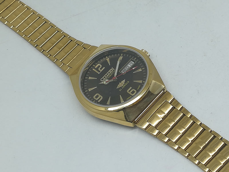 Citizen Automatic 8200 Movement stainless steel Japan Made 21 Jewels Men s Wrist Watch