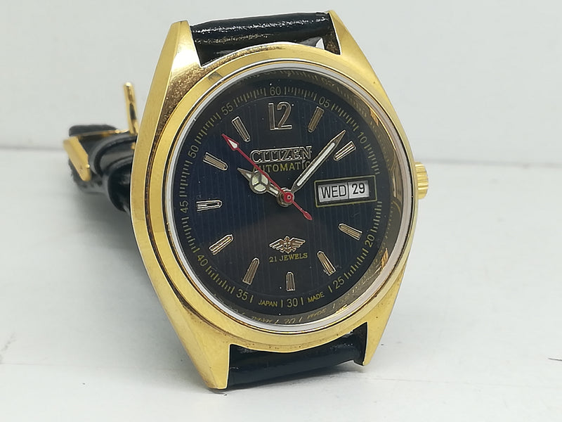 Citizen Automatic 8200 Movement stainless steel Japan Made 21 Jewels Men s Wrist Watch