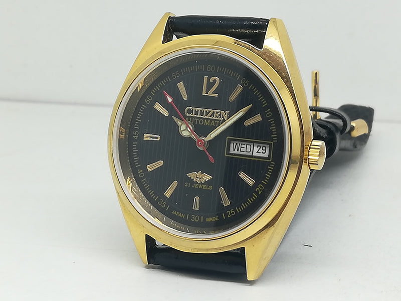 Citizen Automatic 8200 Movement stainless steel Japan Made 21 Jewels Men s Wrist Watch