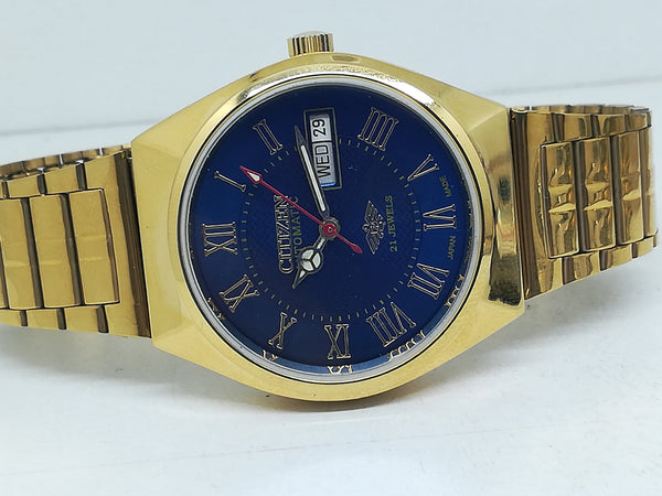 Citizen Automatic 8200 Movement stainless steel Japan Made 21 Jewels Men s Wrist Watch