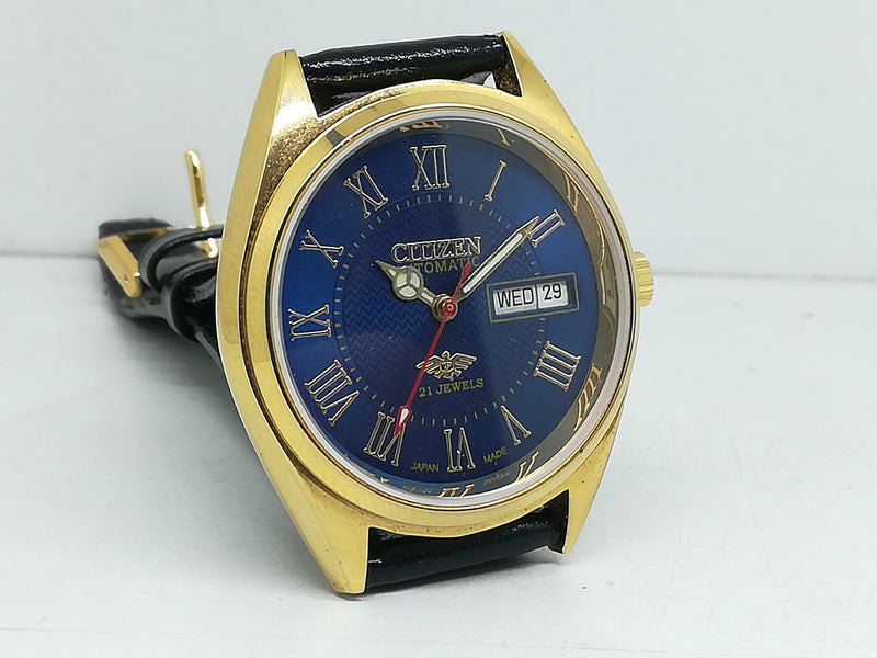 Citizen Automatic 8200 Movement stainless steel Japan Made 21 Jewels Men s Wrist Watch