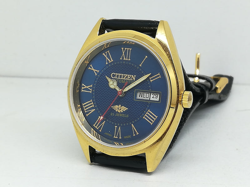 Citizen Automatic 8200 Movement stainless steel Japan Made 21 Jewels Men s Wrist Watch