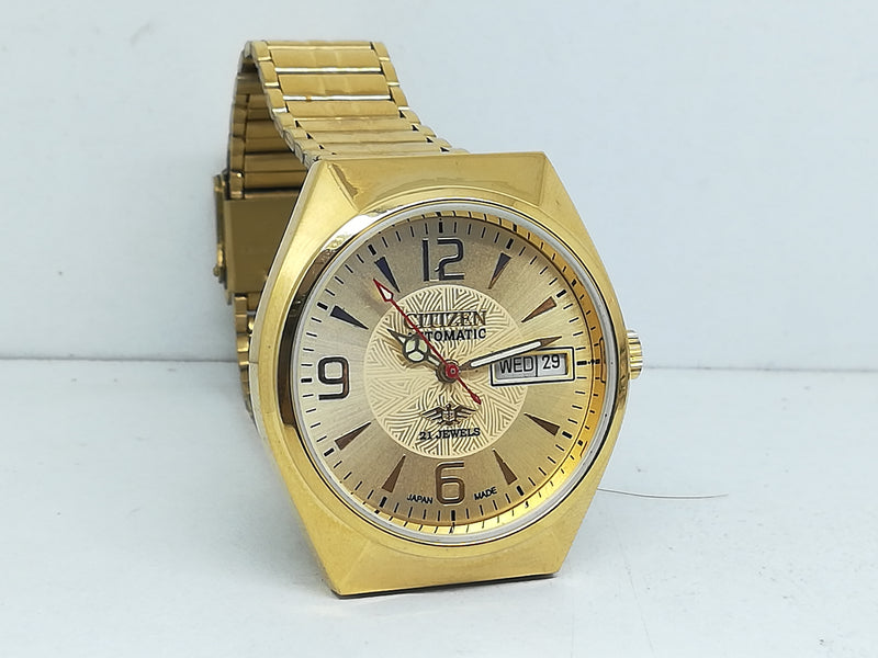 Citizen Automatic 8200 Movement stainless steel Japan Made 21 Jewels Men s Wrist Watch