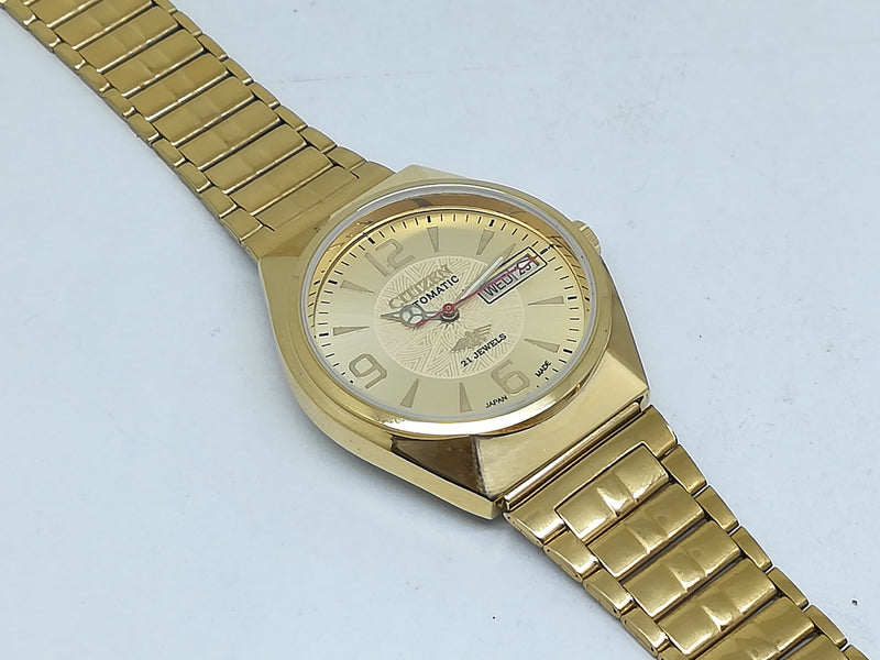 Citizen Automatic 8200 Movement stainless steel Japan Made 21 Jewels Men s Wrist Watch
