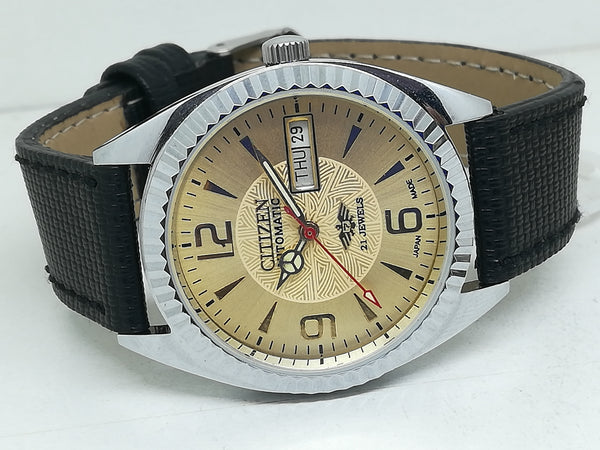 Citizen Automatic 8200 Movement stainless steel Japan Made 21 Jewels Men s Wrist Watch