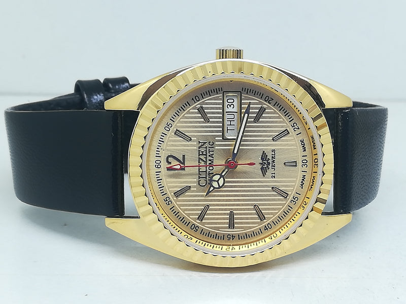 Citizen Automatic 8200 Movement stainless steel Japan Made 21 Jewels Men s Wrist Watch