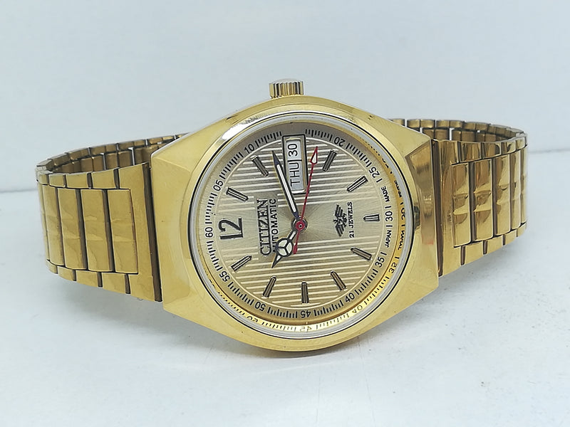 Citizen Automatic 8200 Movement stainless steel Japan Made 21 Jewels Men s Wrist Watch