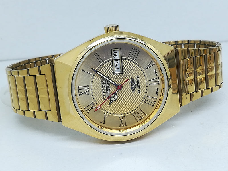 Citizen Automatic 8200 Movement stainless steel Japan Made 21 Jewels Men s Wrist Watch