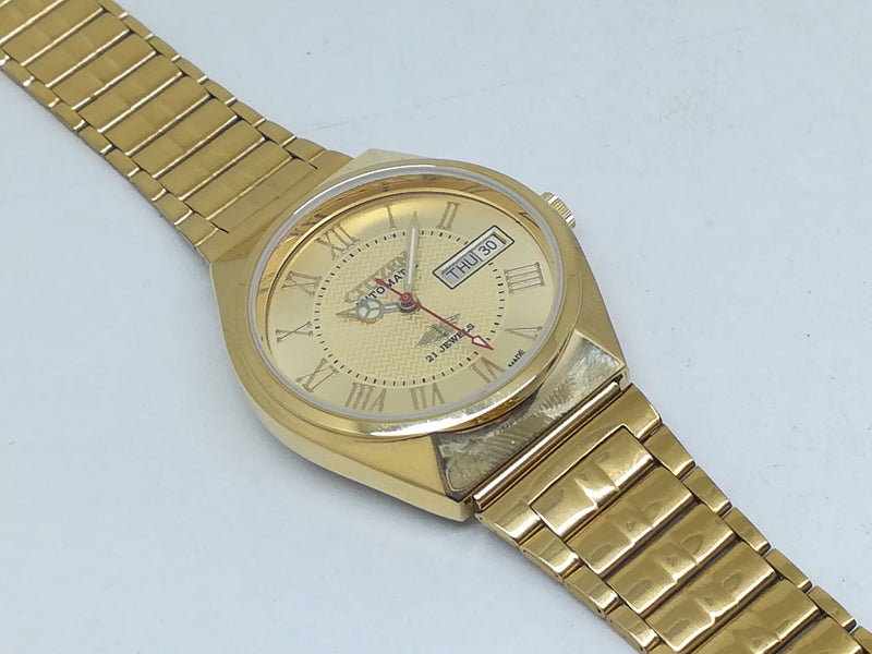 Citizen Automatic 8200 Movement stainless steel Japan Made 21 Jewels Men s Wrist Watch