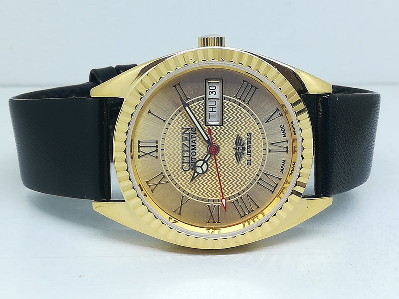 Citizen Automatic 8200 Movement stainless steel Japan Made 21 Jewels Men s Wrist Watch