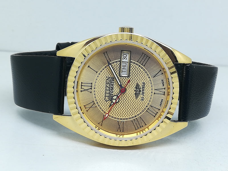 Citizen Automatic 8200 Movement stainless steel Japan Made 21 Jewels Men s Wrist Watch