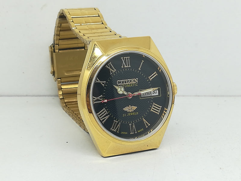 Citizen Automatic 8200 Movement stainless steel Japan Made 21 Jewels Men s Wrist Watch