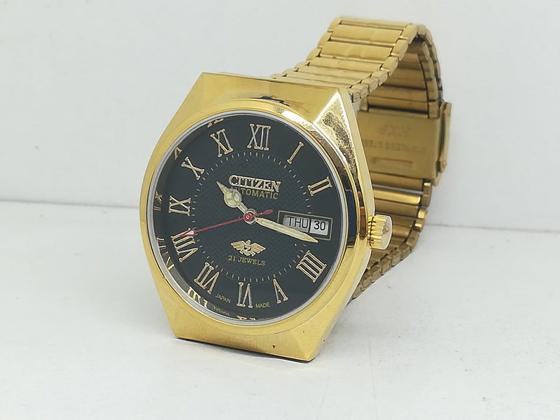 Citizen Automatic 8200 Movement stainless steel Japan Made 21 Jewels Men s Wrist Watch