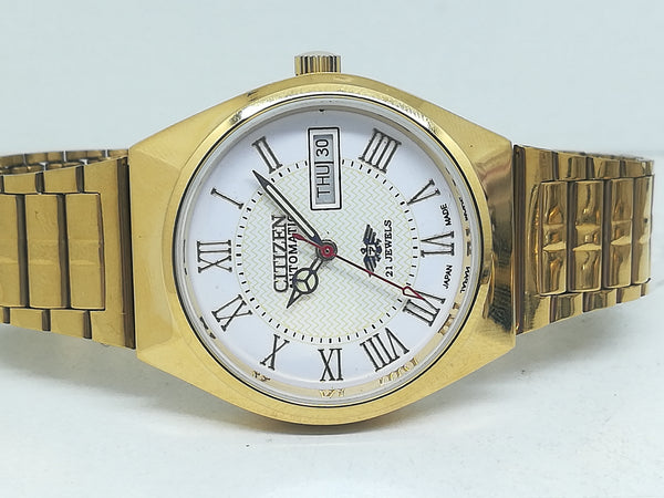 Citizen Automatic 8200 Movement stainless steel Japan Made 21 Jewels Men s Wrist Watch