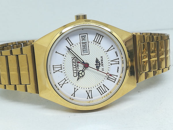 Citizen Automatic 8200 Movement stainless steel Japan Made 21 Jewels Men s Wrist Watch