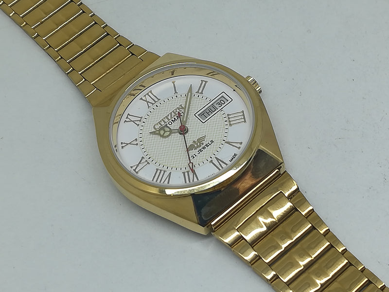 Citizen Automatic 8200 Movement stainless steel Japan Made 21 Jewels Men s Wrist Watch